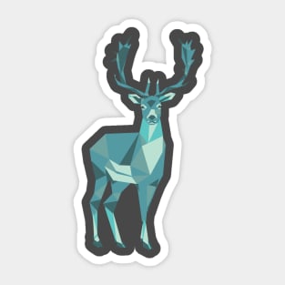 Origami Deer Sticker